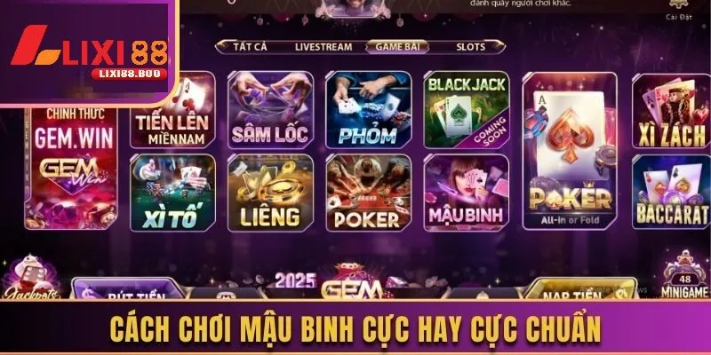 Chơi bài mậu binh – Nghệ thuật đỉnh cao của các cao thủ - id Hướng dẫn Chơi bài mậu binh từ cơ bản đến nâng cao tại Lixi88