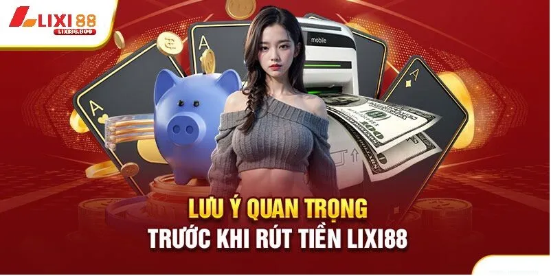 Lưu ý khi rút tiền Lixi88 tránh mất thời gian